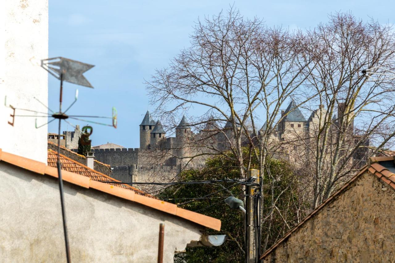 L'Arche De La Cite Avec Netflix Fibre Et Clim Lägenhet Carcassonne Exteriör bild